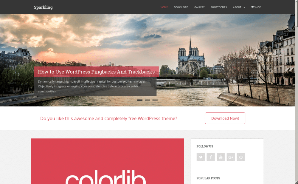 Sparkling - live preview