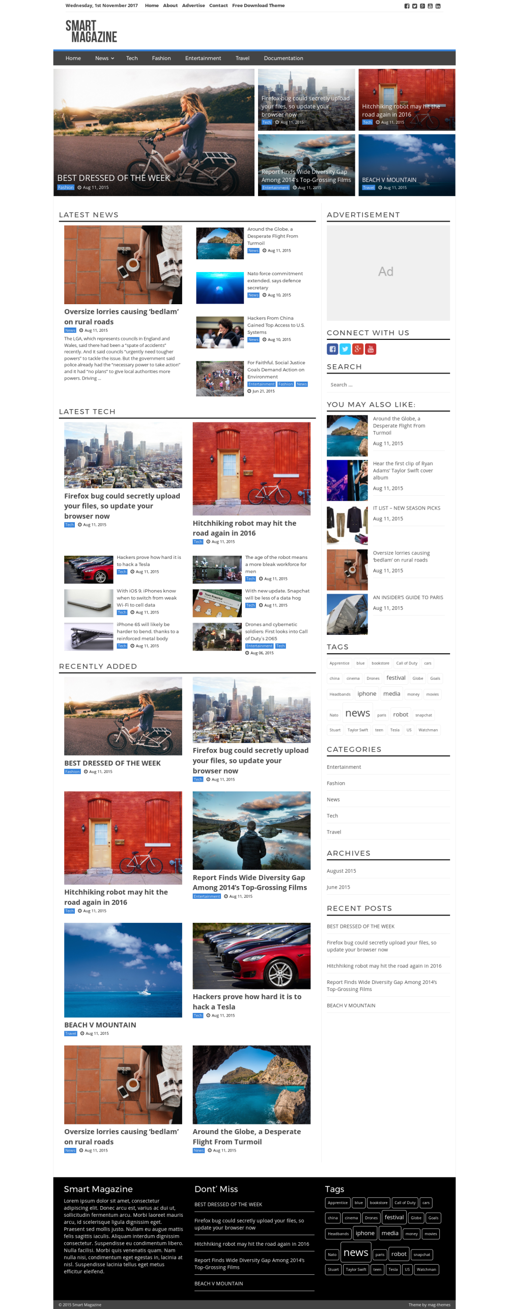 Smart Magazine - live preview