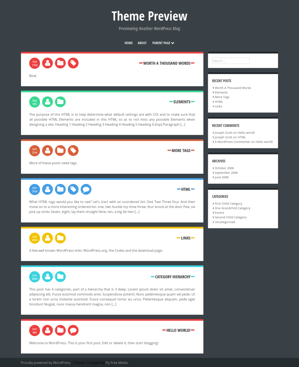 Crangasi - live preview