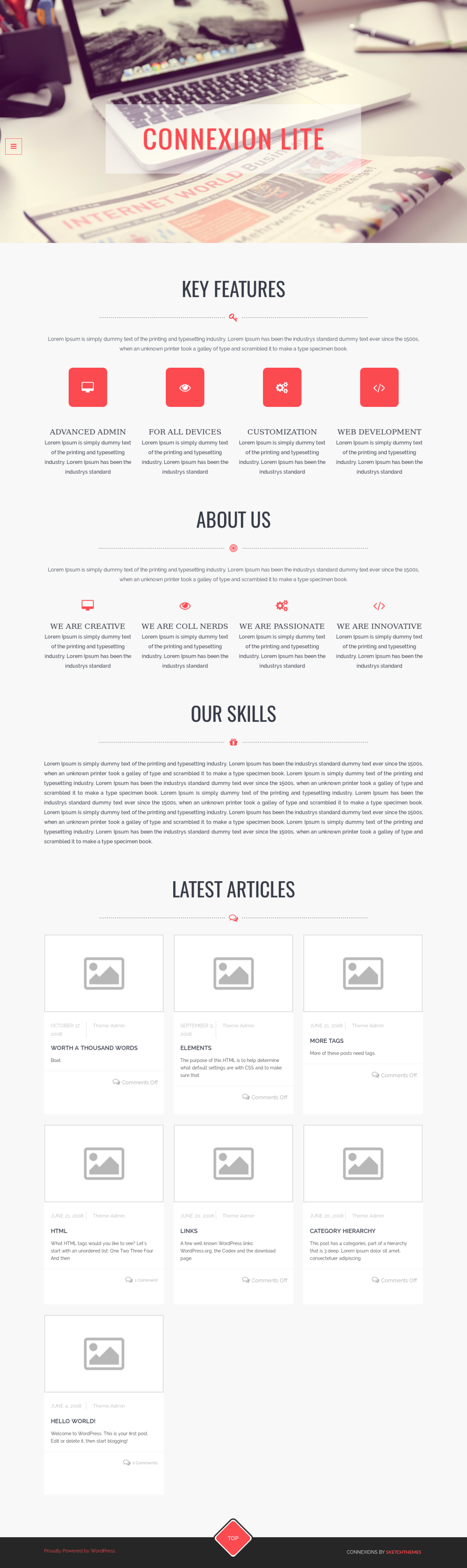 Connexions Lite - live preview