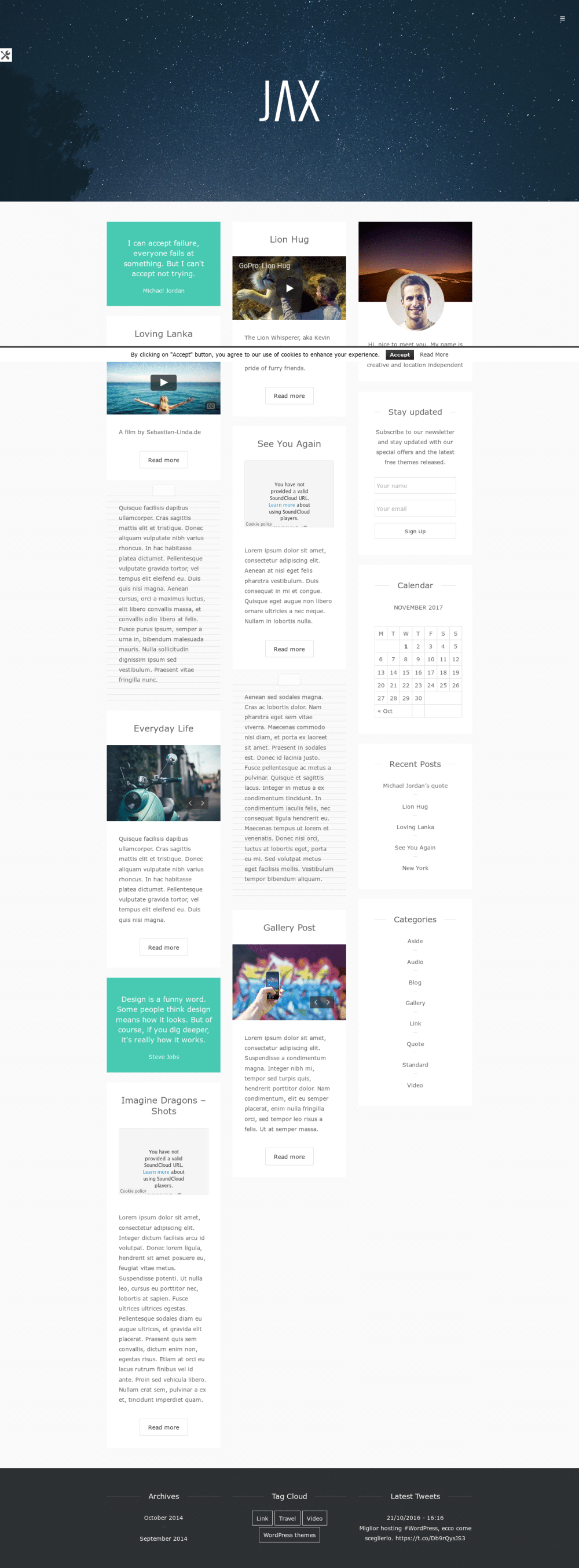 Jax Lite - live preview