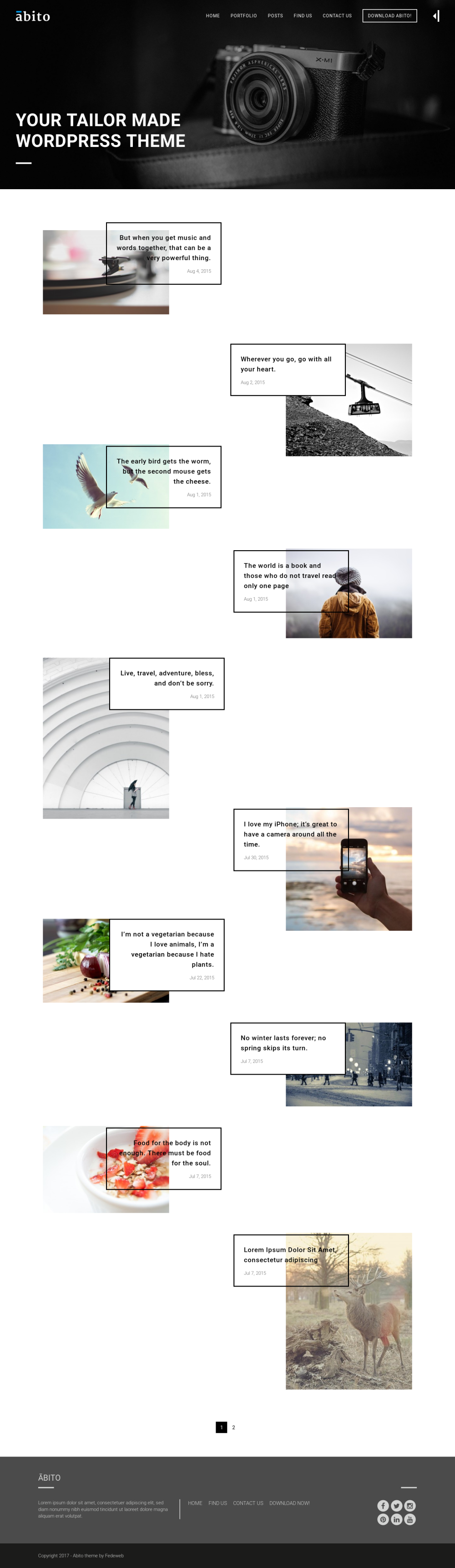 Abito - live preview