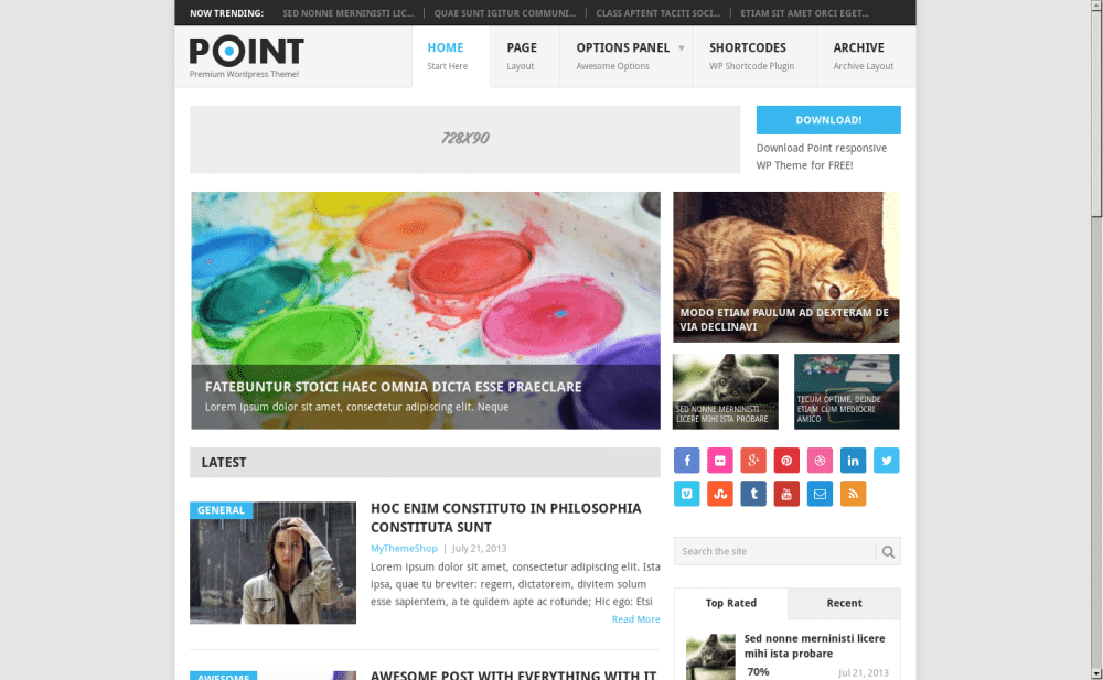 Point - live preview