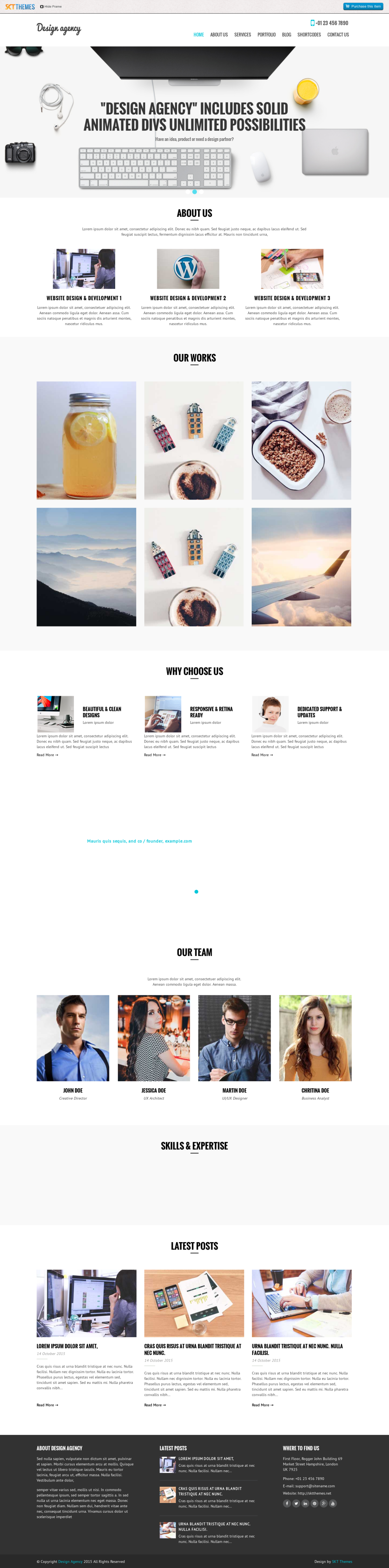 SKT Design Agency - live preview