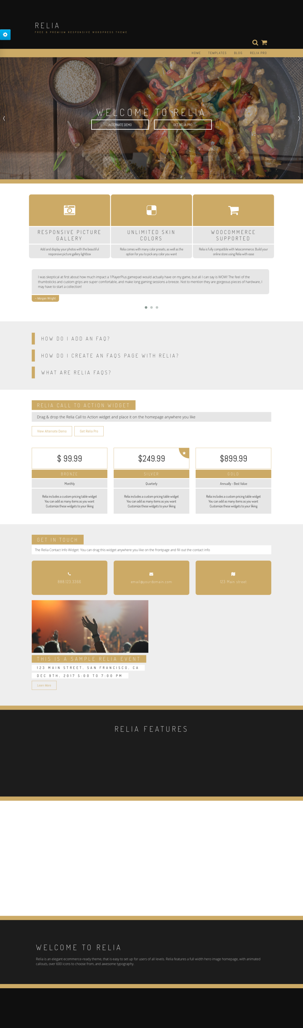 Relia - live preview