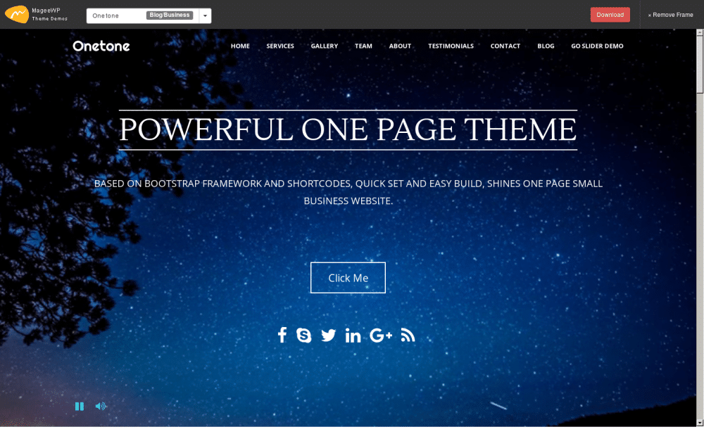 OneTone - live preview