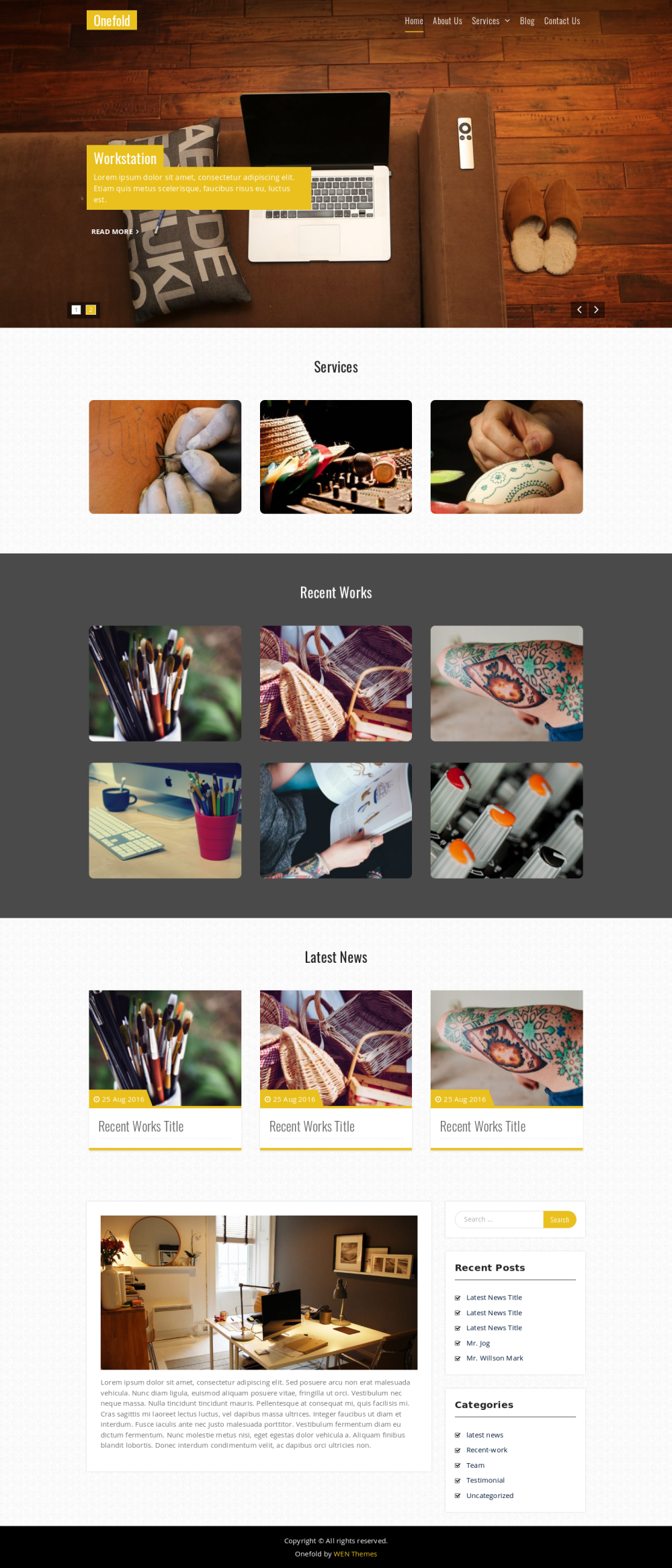 Onefold - live preview