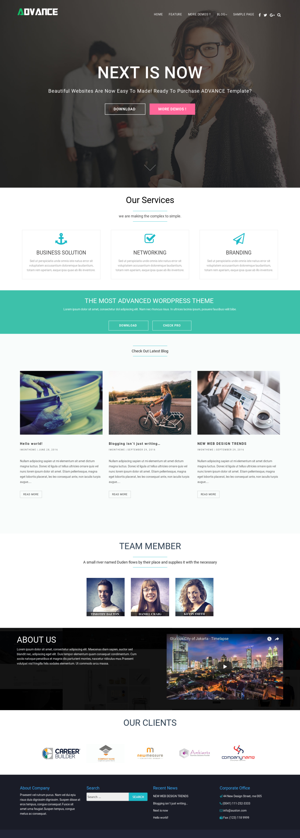 Advance Lite - live preview