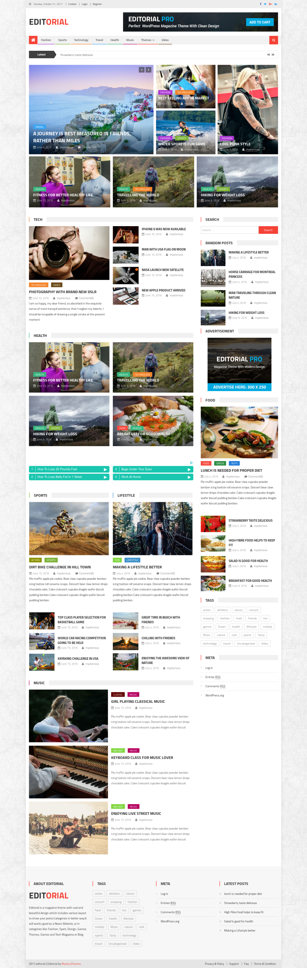 Editorial - live preview