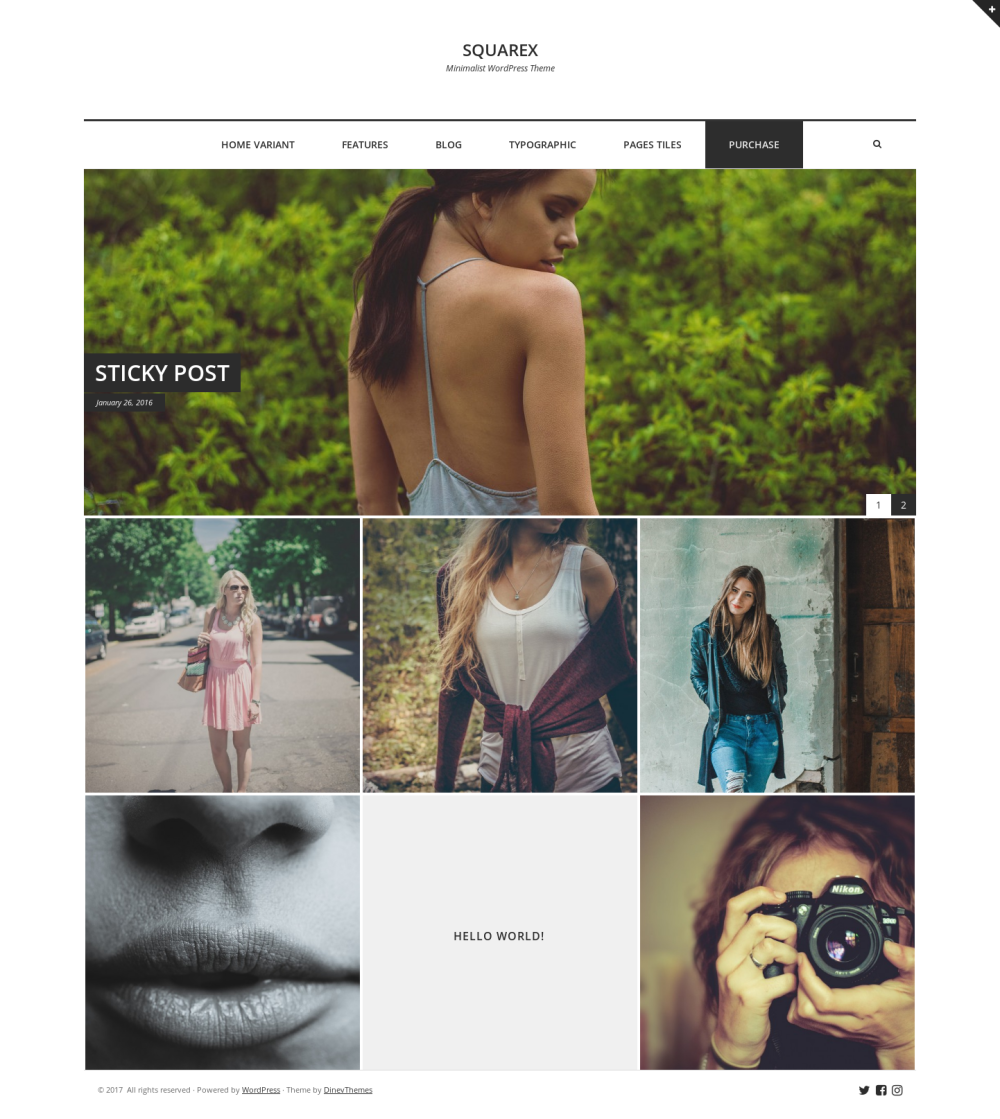 Squarex - live preview