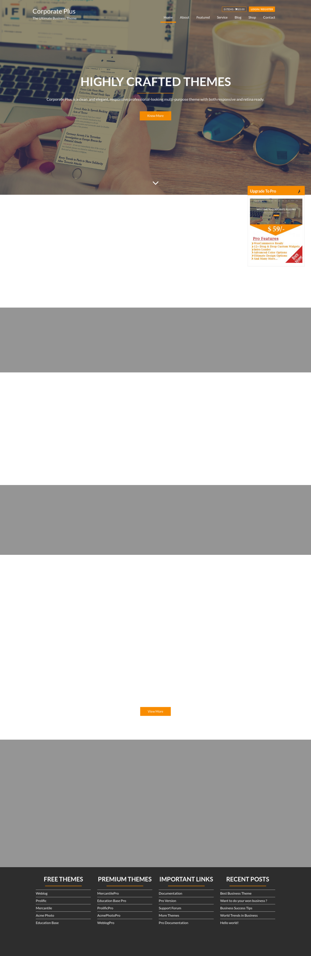 Corporate Plus - live preview