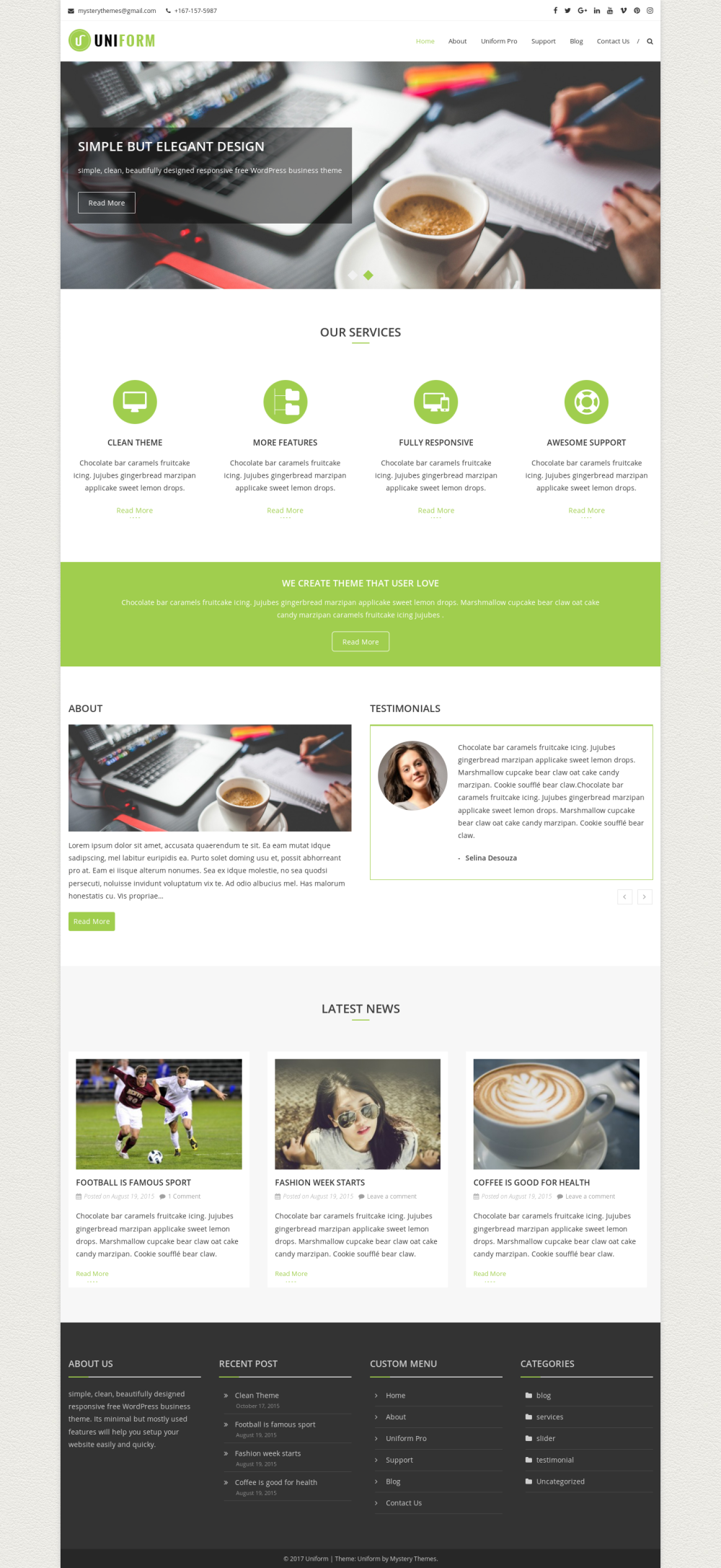 Uniform - live preview