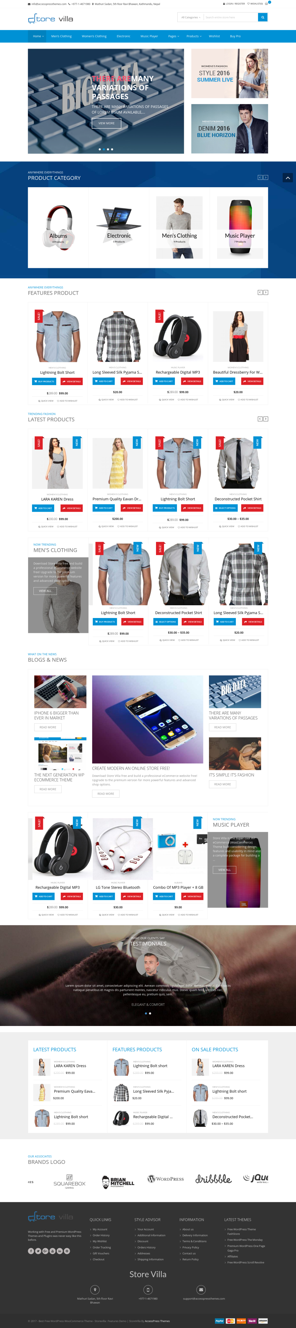 Store Villa - live preview