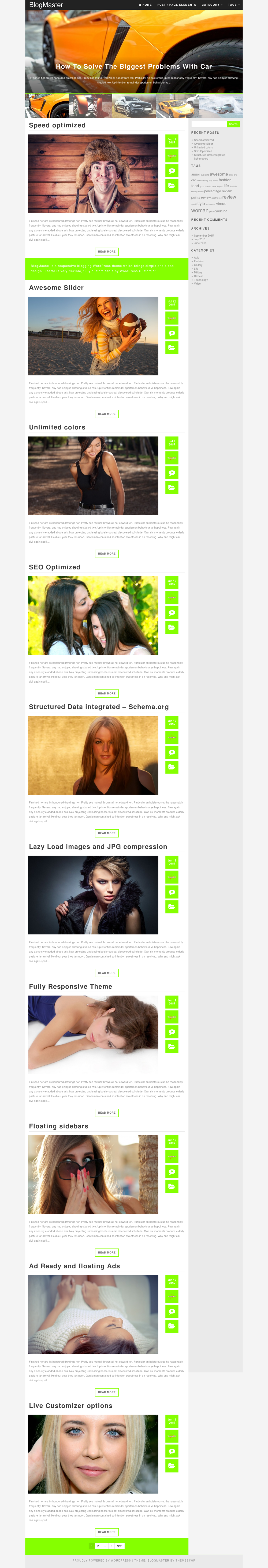 BlogMaster - live preview