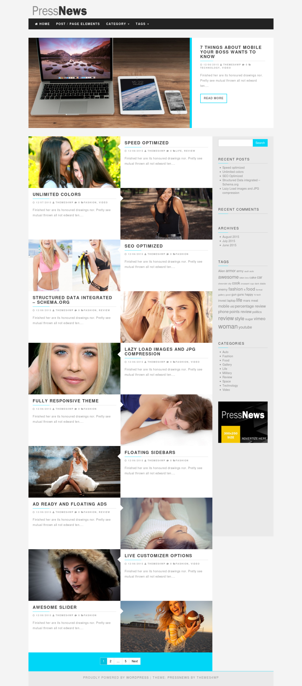 PressNews - live preview