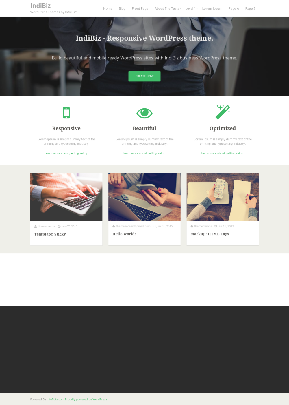 IndiBiz - live preview