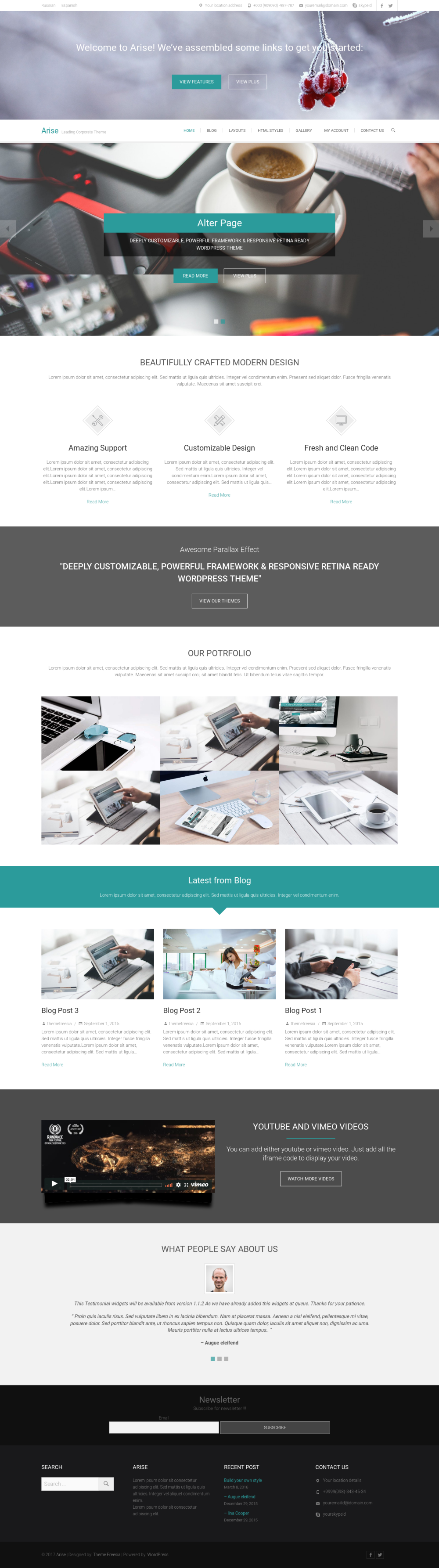 Arise - live preview