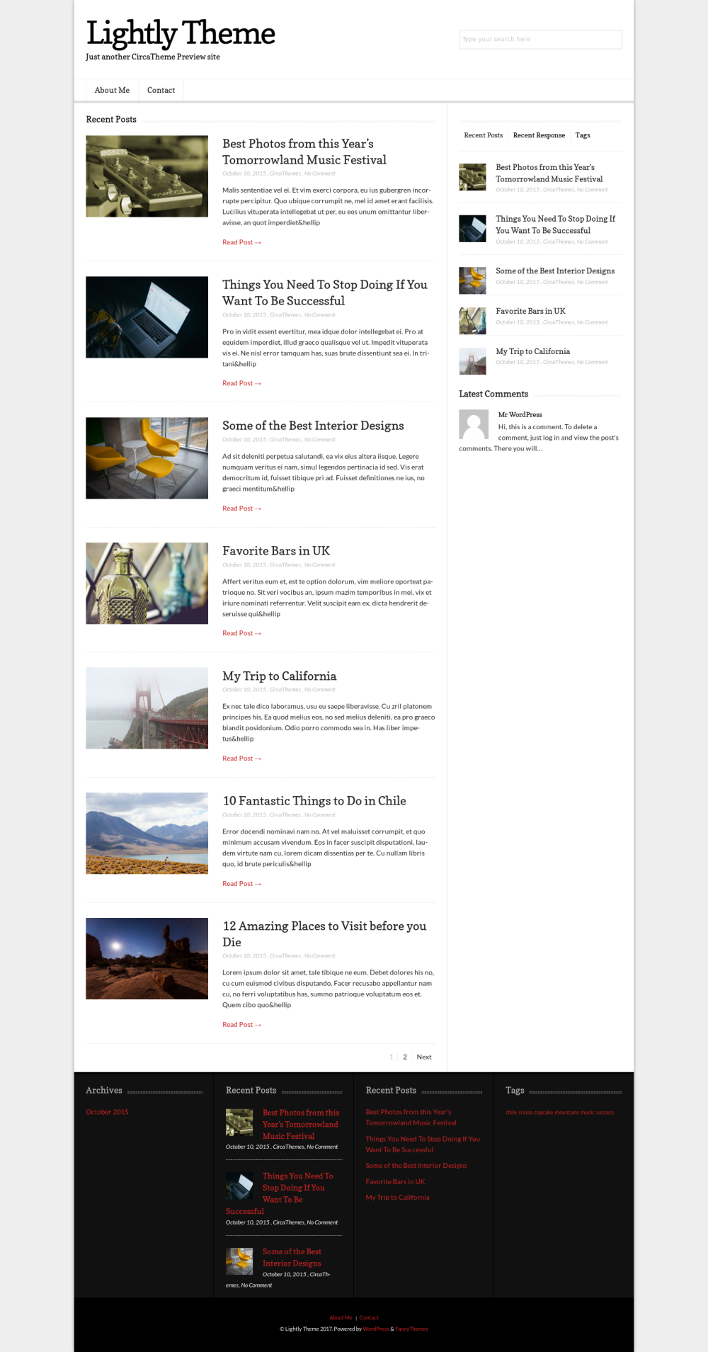 Lightly - live preview