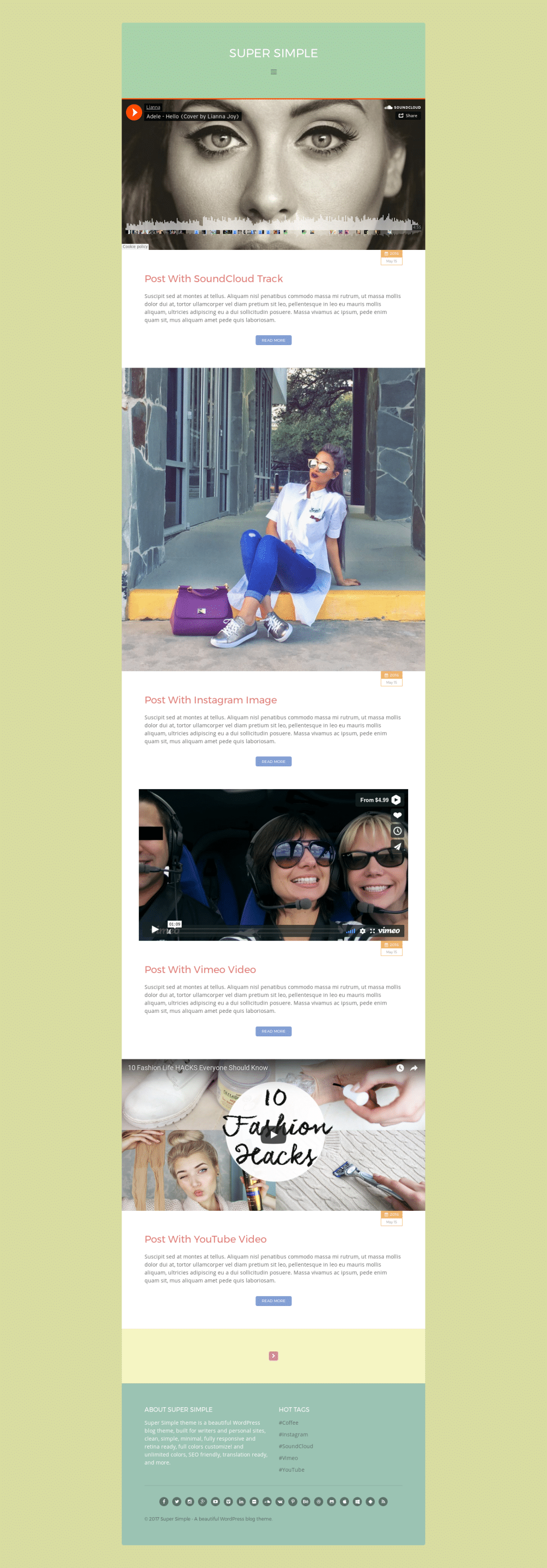 Super Simple - live preview