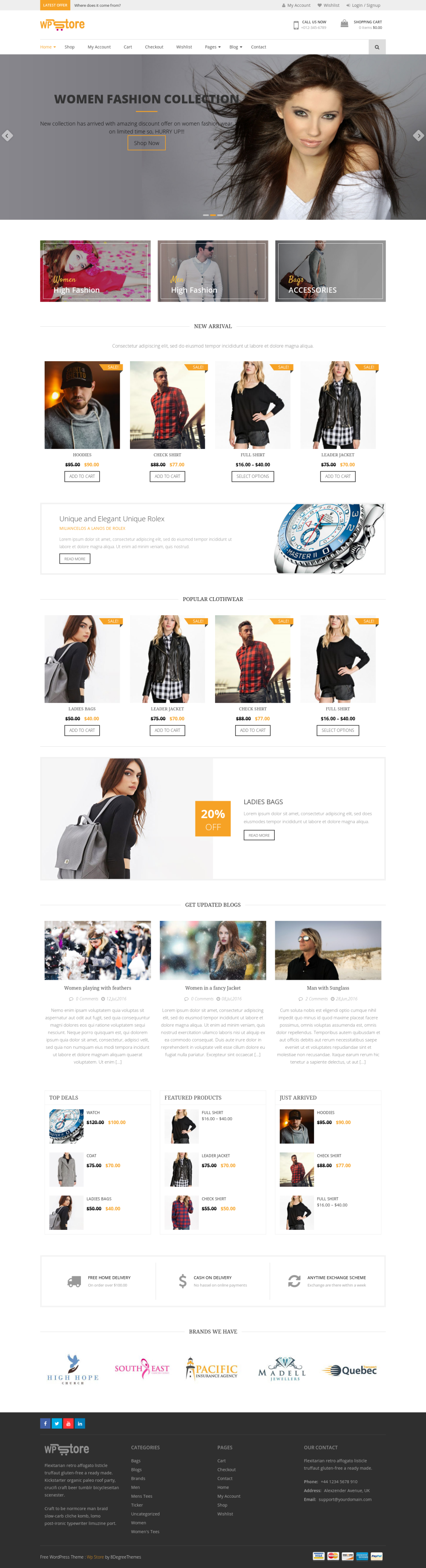 WP Store - live preview