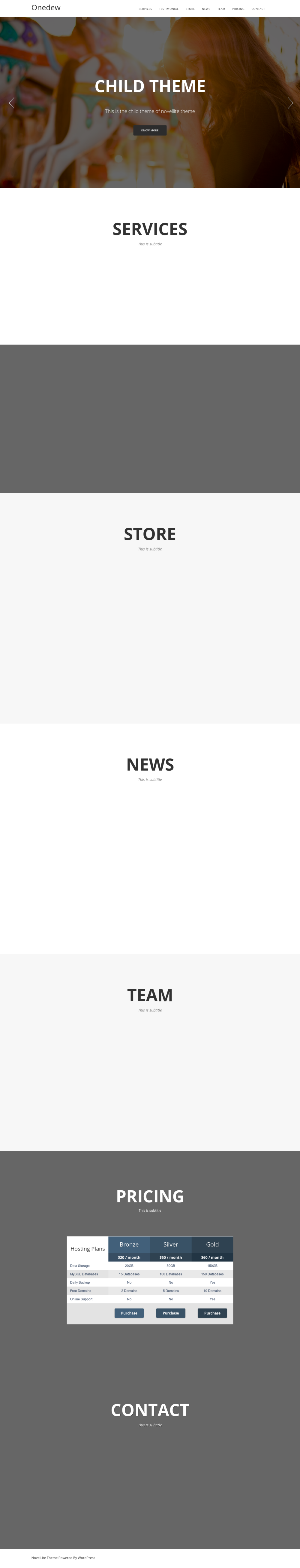 Onedew - live preview