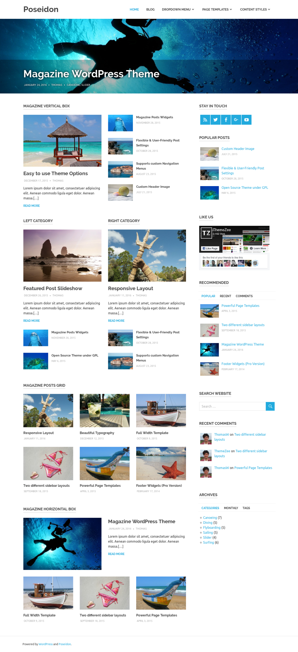 Poseidon - live preview