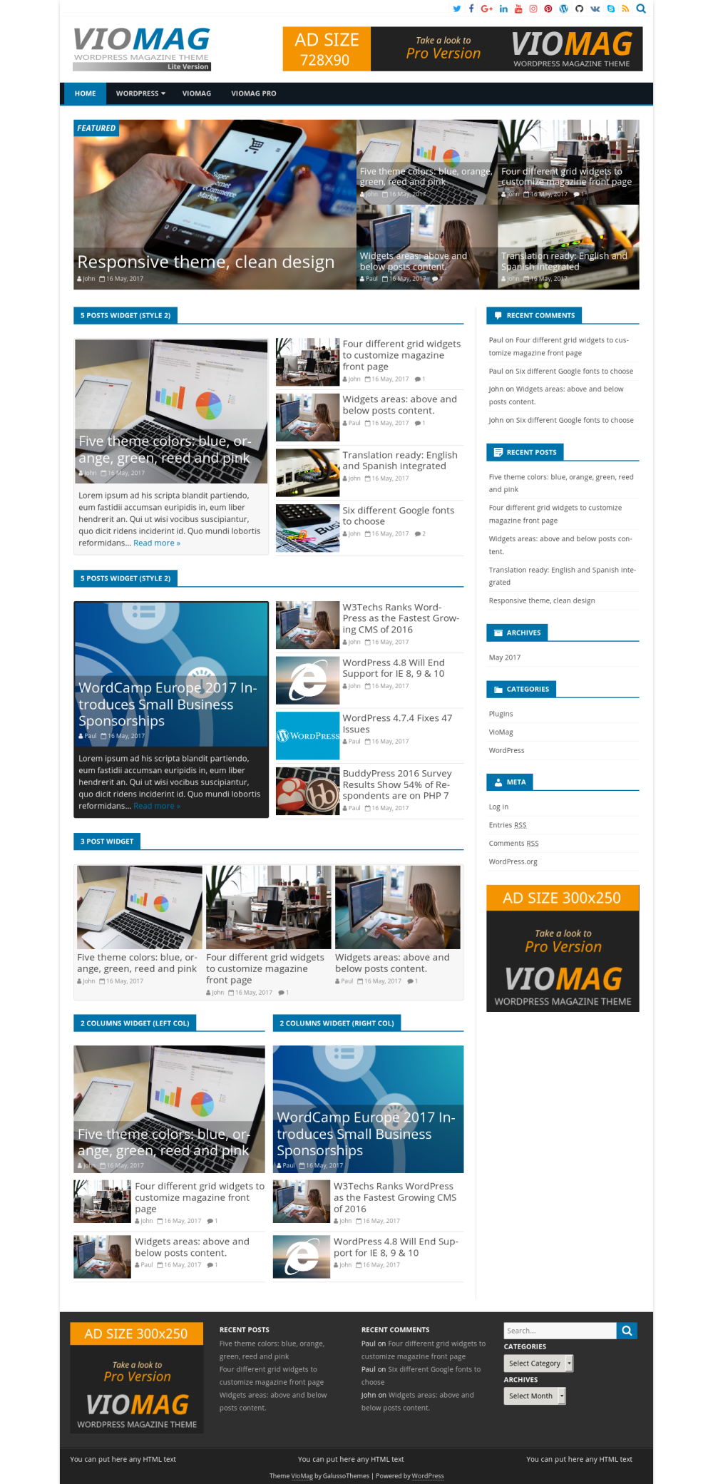 VioMag - live preview