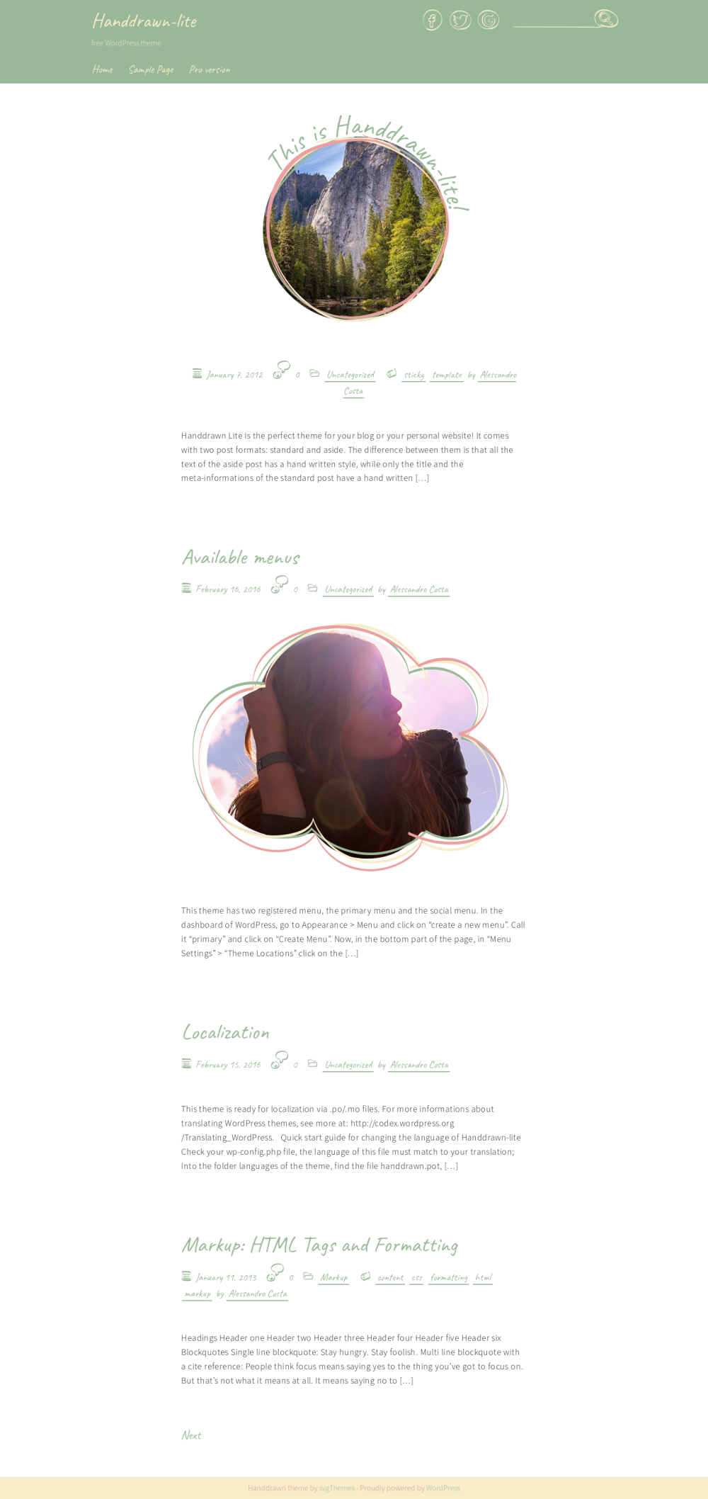 Handdrawn - live preview