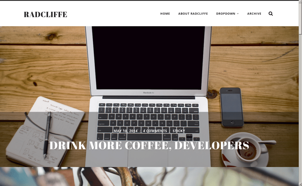 Radcliffe - live preview