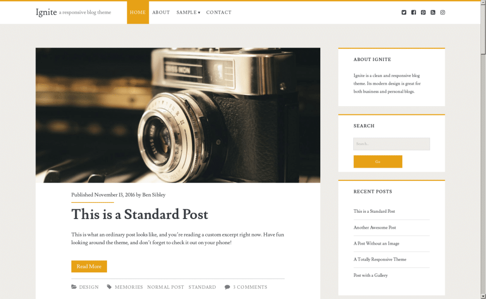 Ignite - live preview