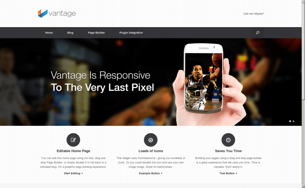 Vantage - live preview