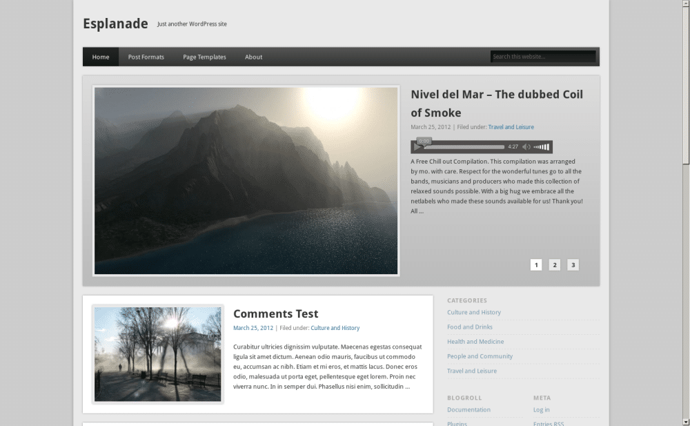 Esplanade - live preview