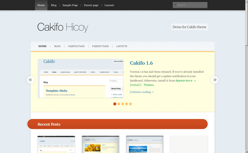 Cakifo - live preview