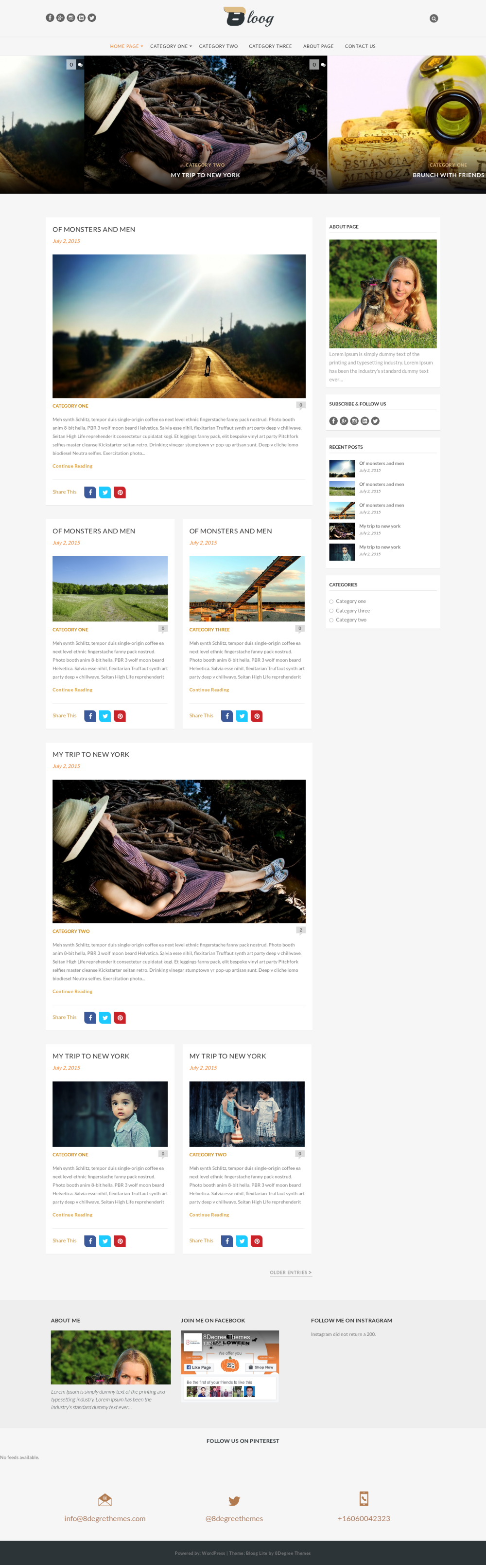 Bloog Lite - live preview