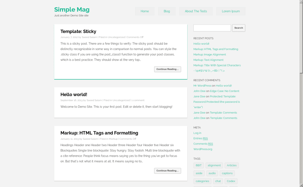 Simple Mag - live preview