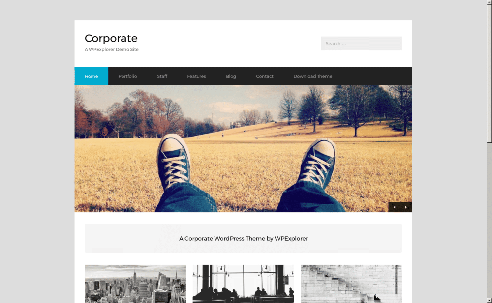 Corporate - live preview