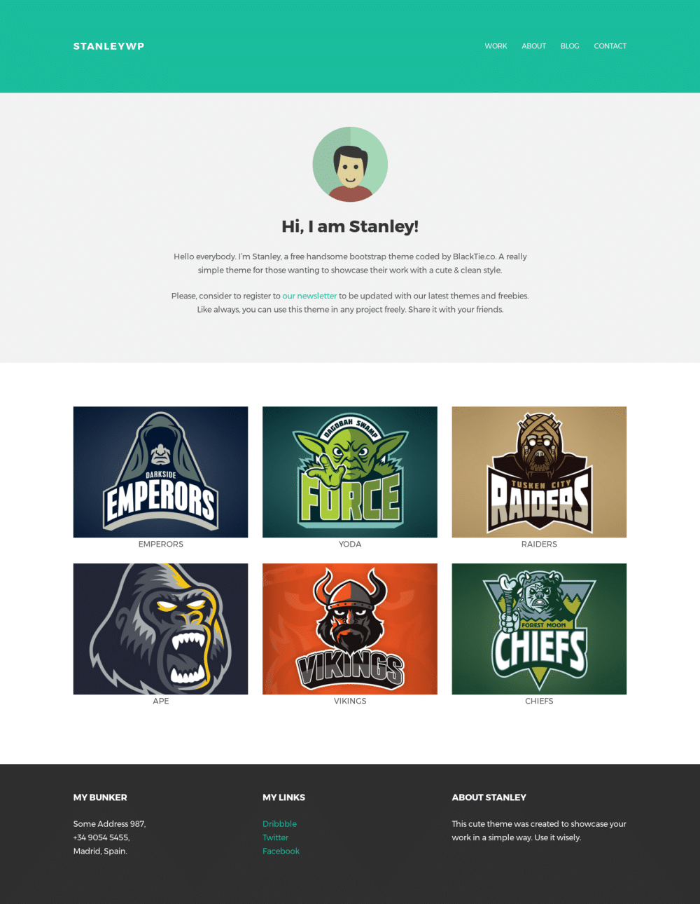StanleyWP - live preview