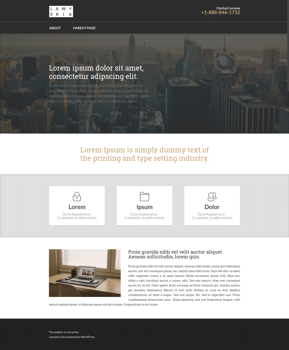 Juridica - live preview