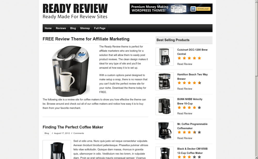 Ready Review - live preview