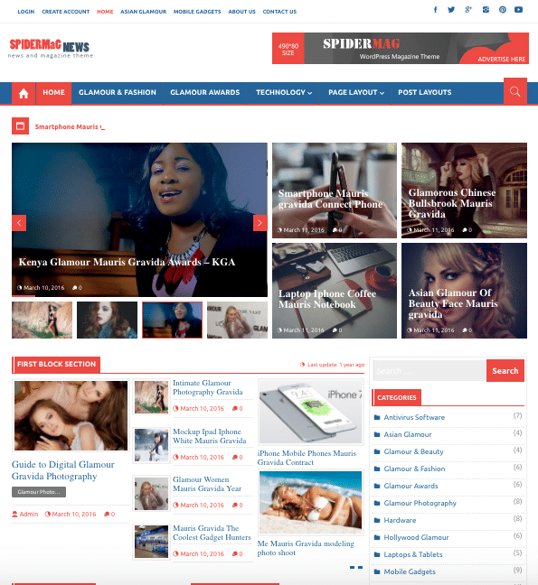 SpiderMag - live preview