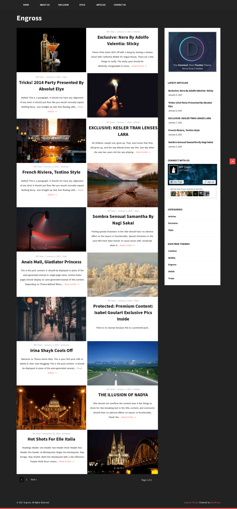 Engross - live preview