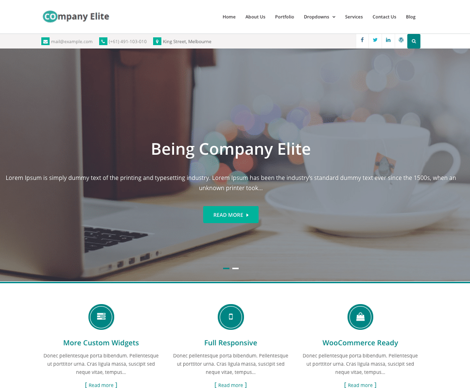 Company Elite - live preview