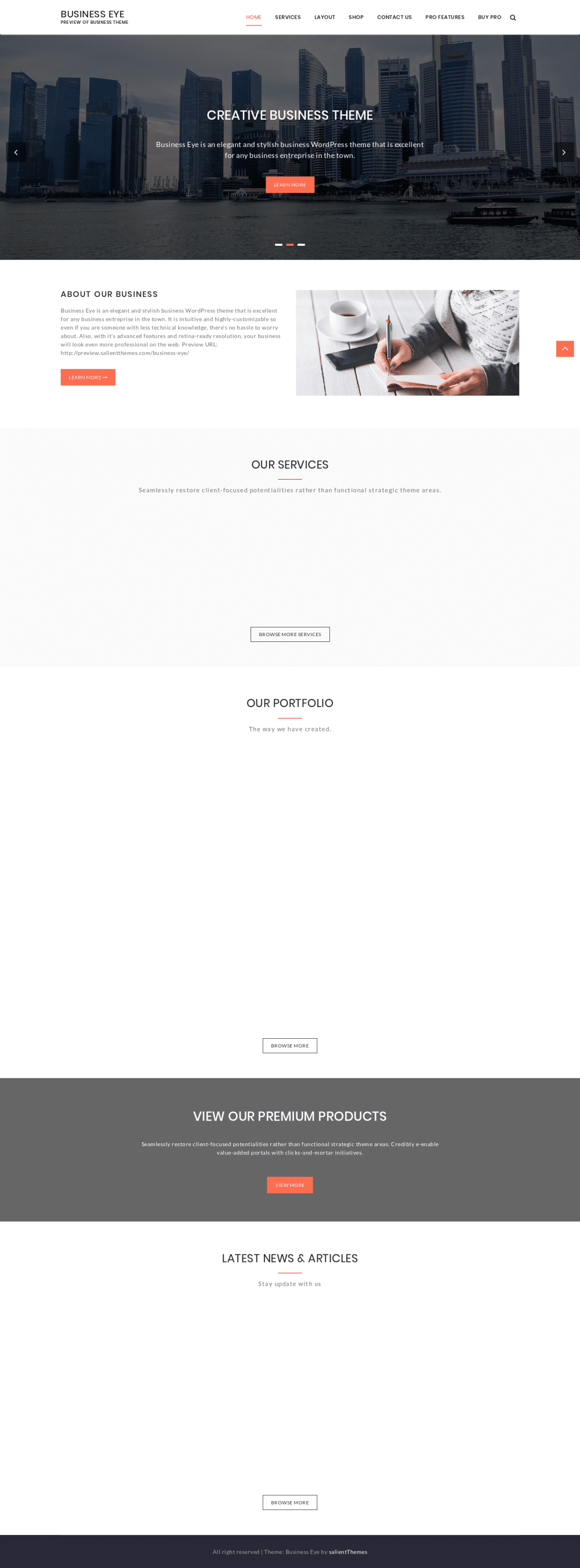 Business Eye - live preview