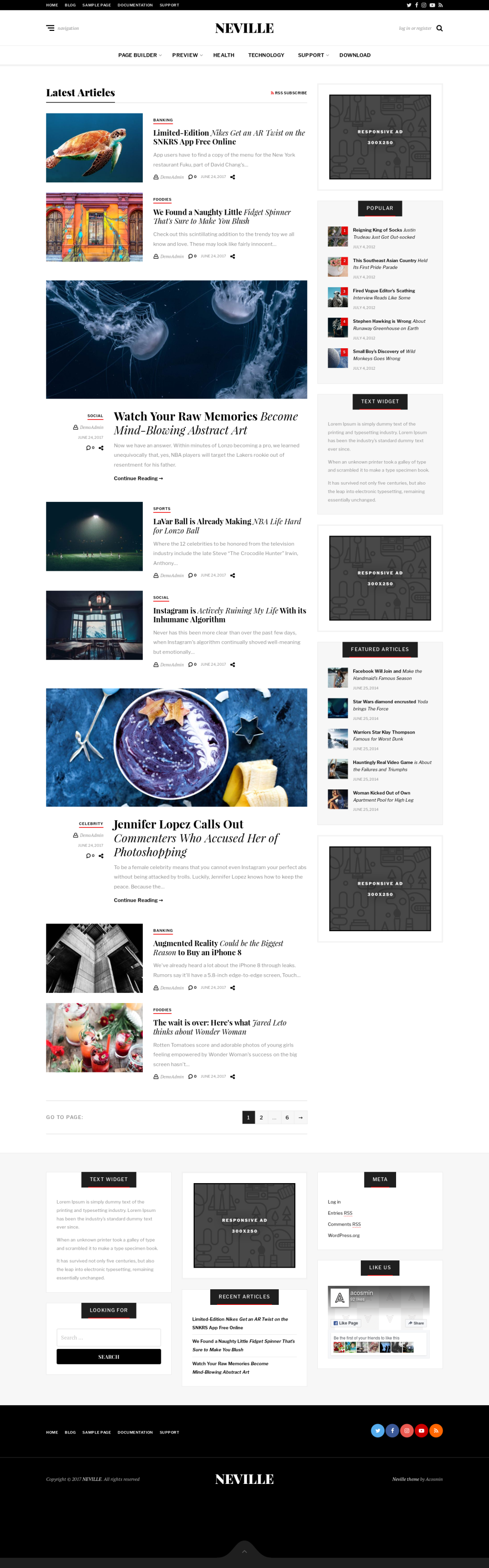 Neville - live preview