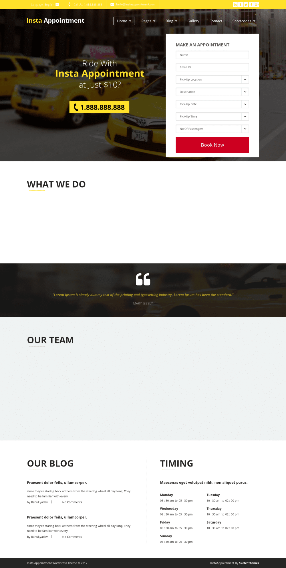 InstaAppointment Lite - live preview