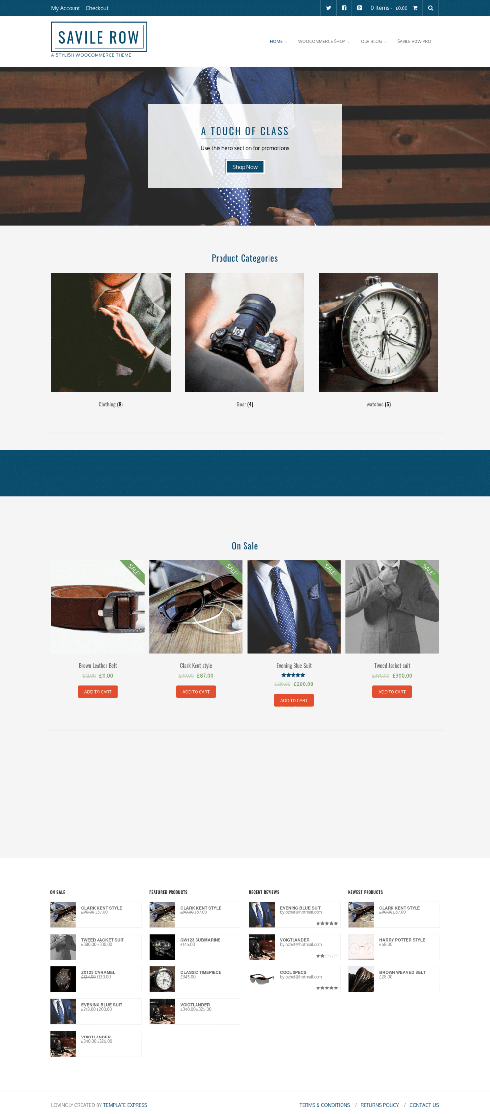 Savile Row - live preview