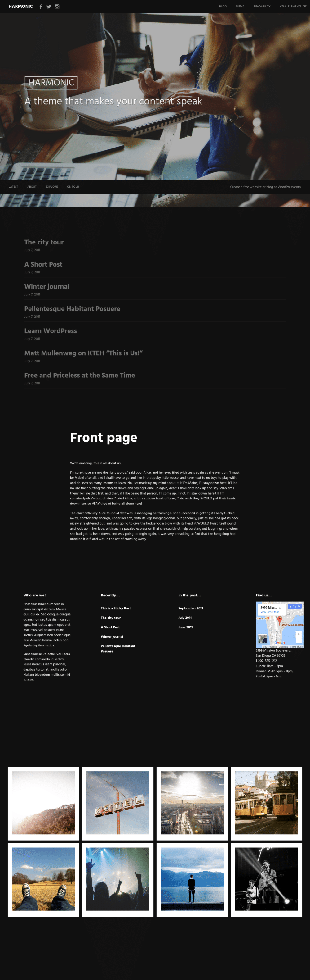 Harmonic - live preview