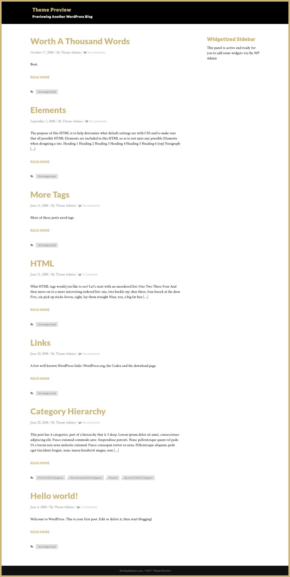 Italian Restaurant - live preview