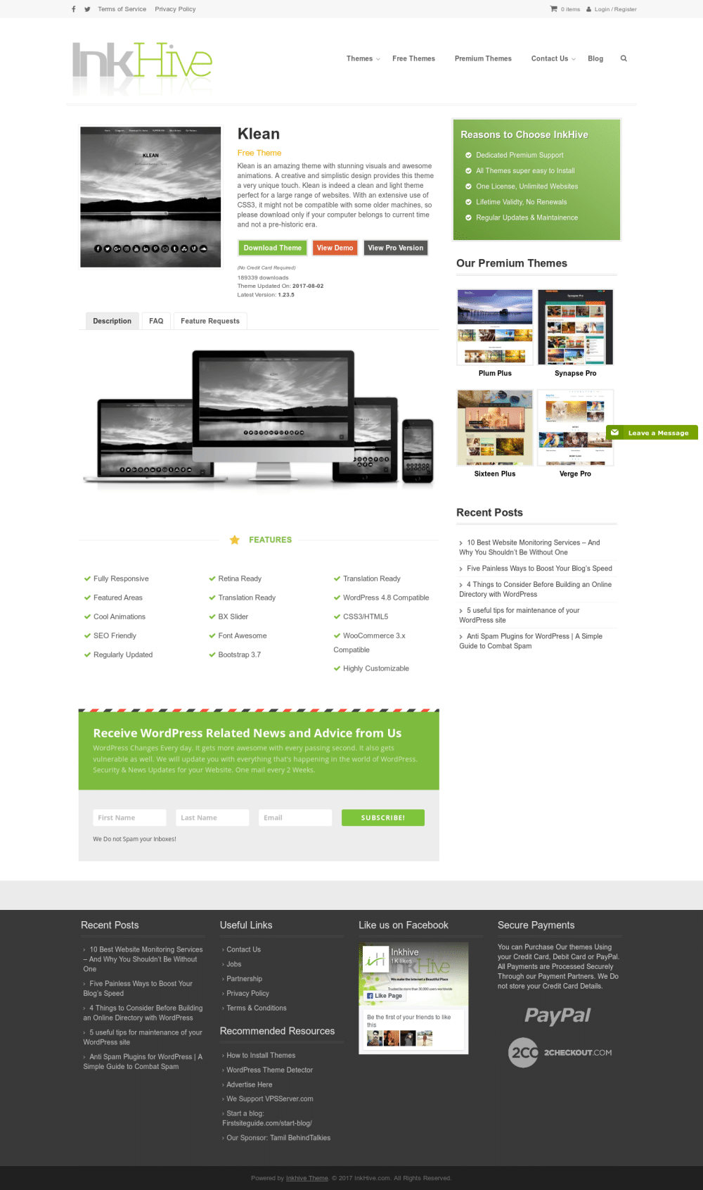 Klean - live preview