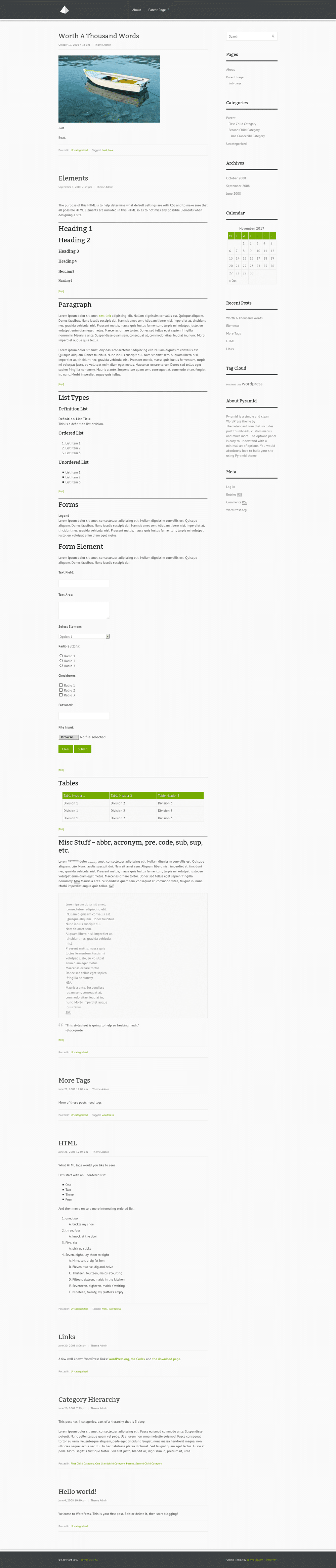 Pyramid - live preview